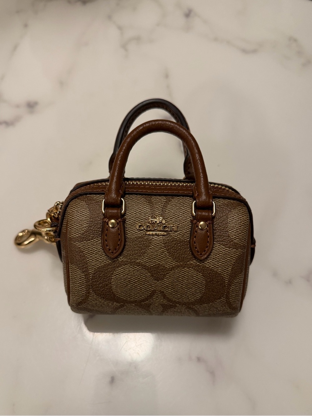 Coach Mini Rowan Bag Charm - Picture 6 of 6